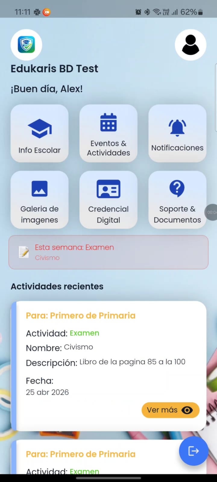 App Gestión Escolar